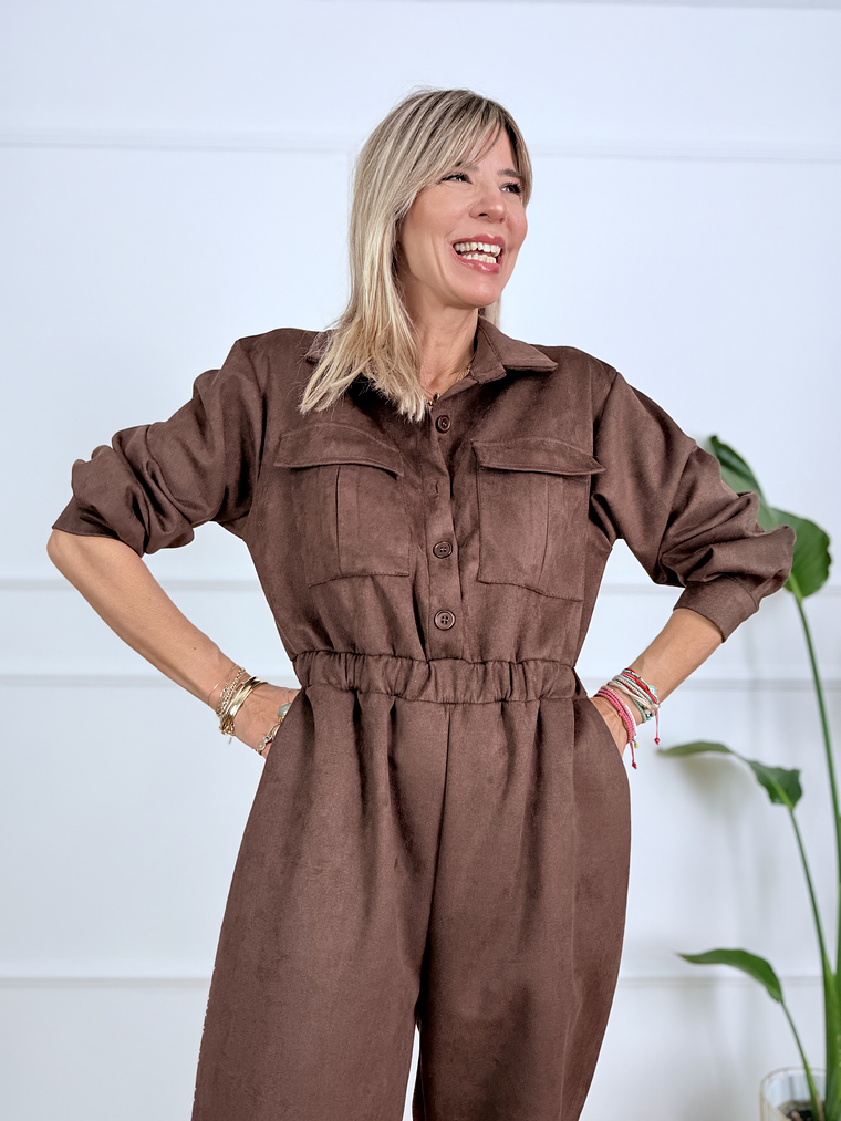 Onepiece Muse Jumpsuit 58401 Brown 4