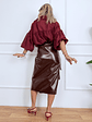 Valerie Skirt 59031 Burgundy - thumbnail 3
