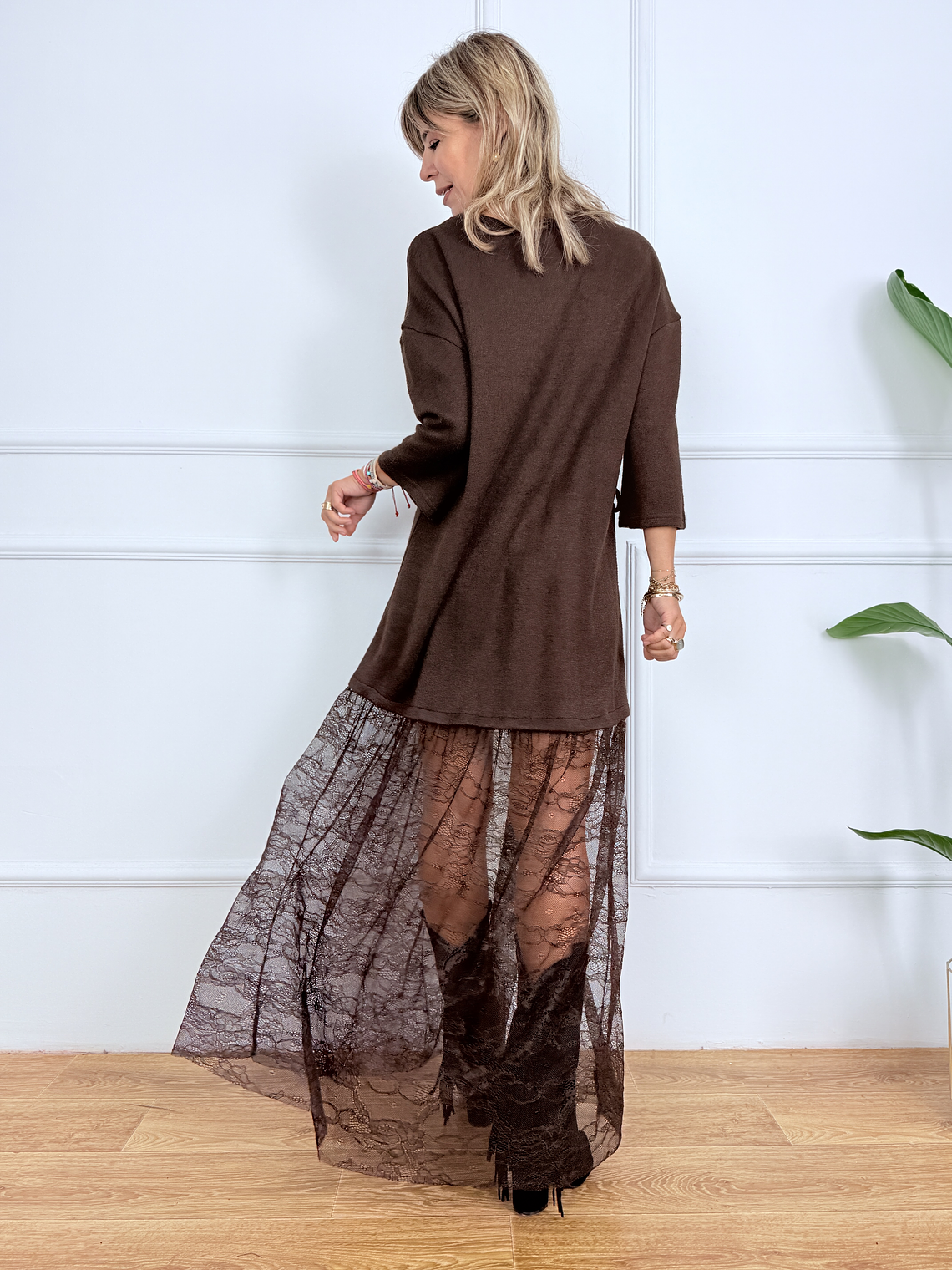 Urbane Uniformity Dress 4803 Choco 2