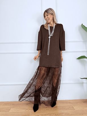 Urbane Uniformity Dress 4803 Choco