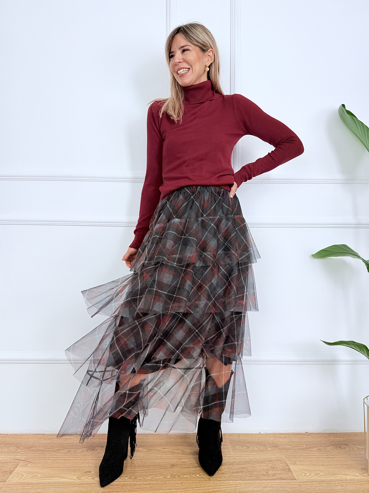 Wicket Sweater ZS5010 Wine 3