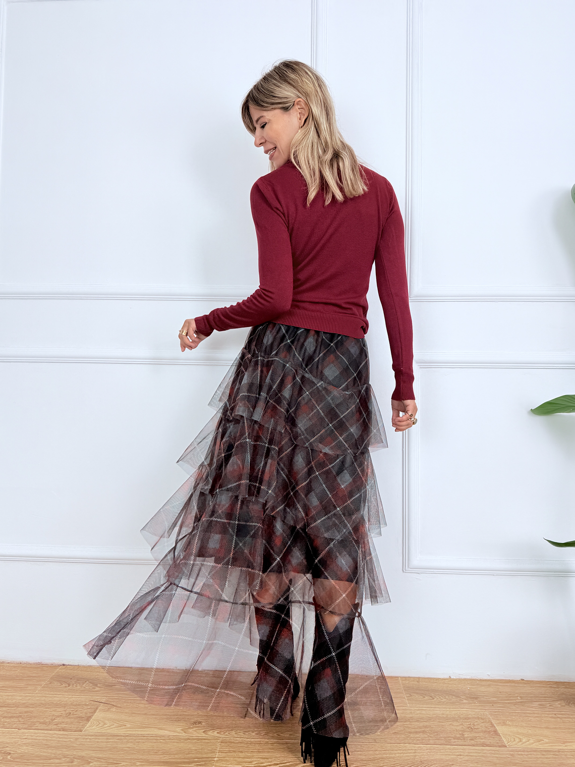 Wicket Sweater ZS5010 Wine 4