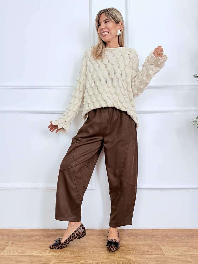 Jalin Pants 25033 Brown 2