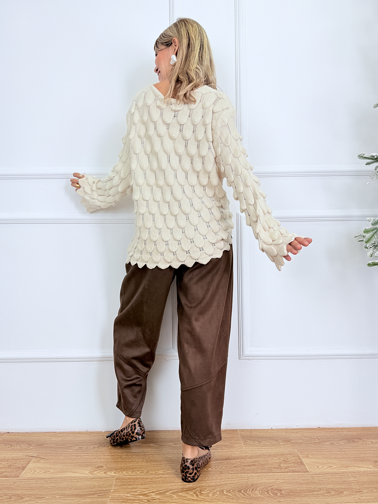 Jalin Pants 25033 Brown 3