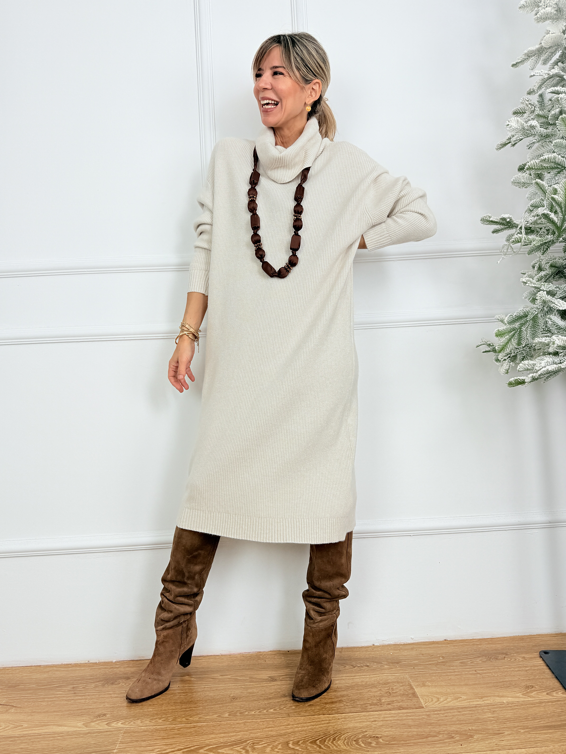 Rowan Dress 20531 Ivory 1