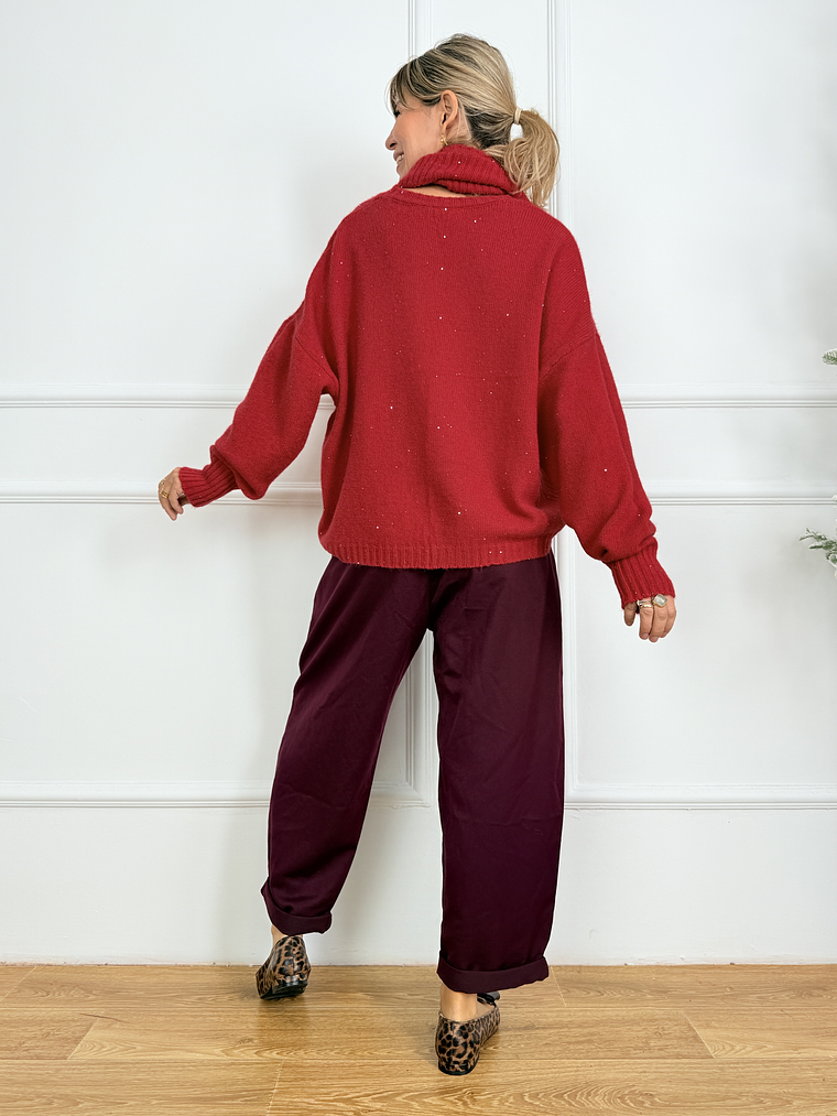 Ryder Sweater ART511 Red 4