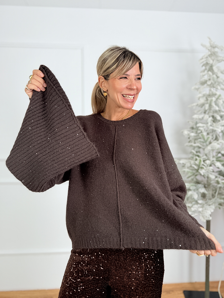 Ryder Sweater ART511 Choco 1