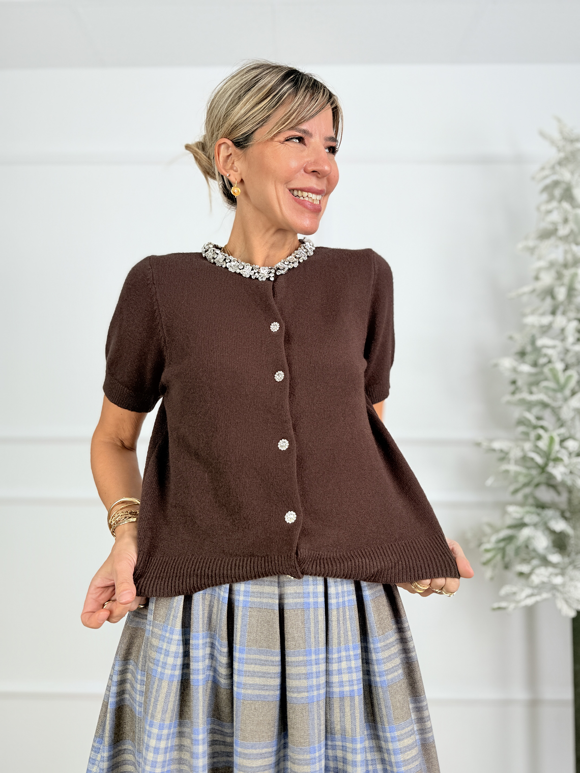 Ignis Cardigan 88365 Choco 1