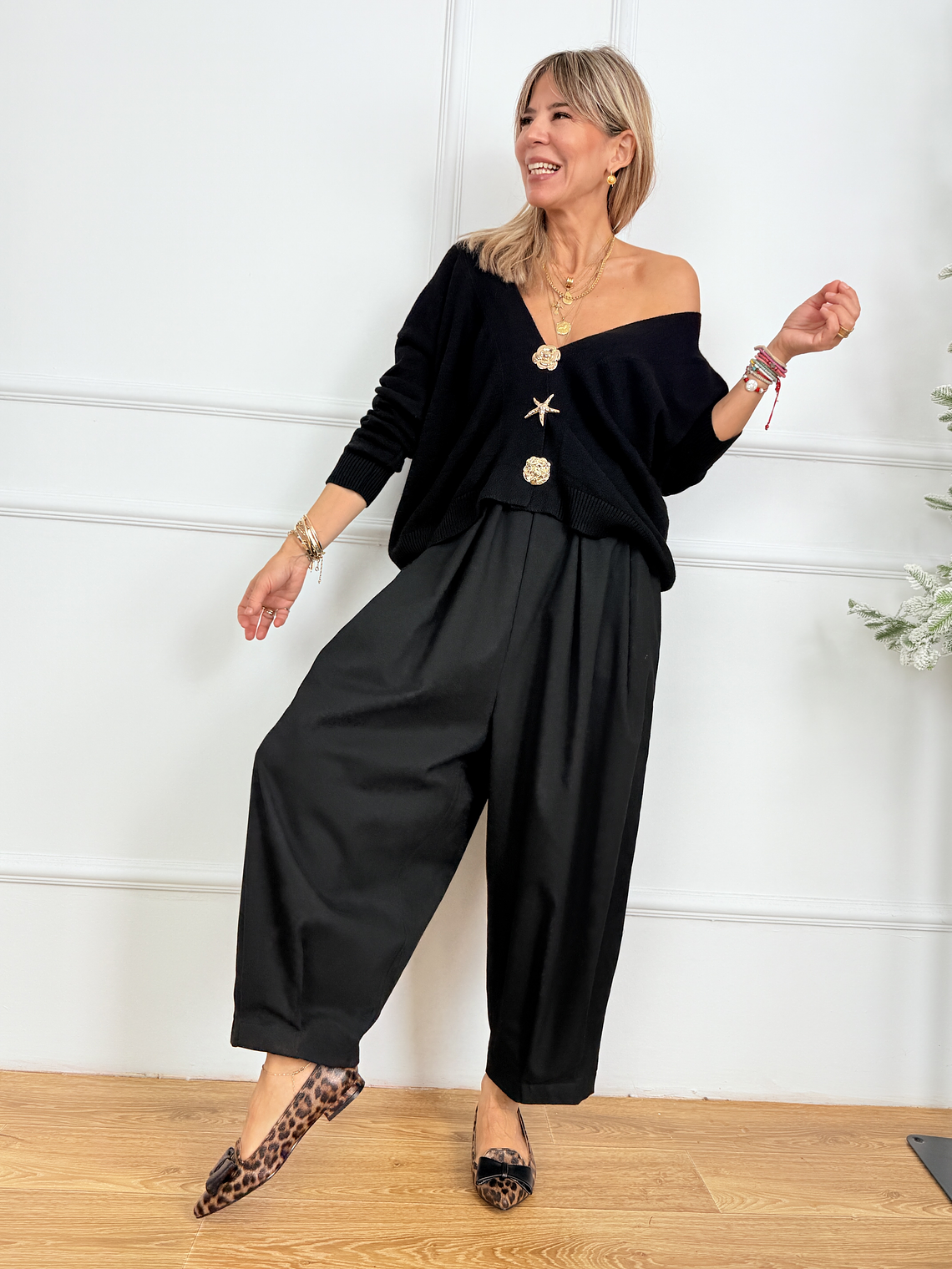 Opal Cardigan 8396 Black 2