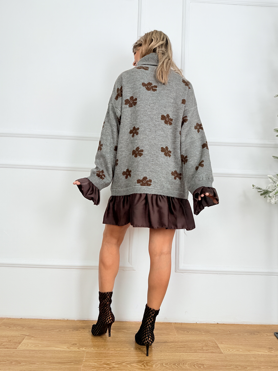 Blaise Sweater Dress 25908 Dim Grey 3