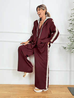 Maku Suit 13095 Burgundy 