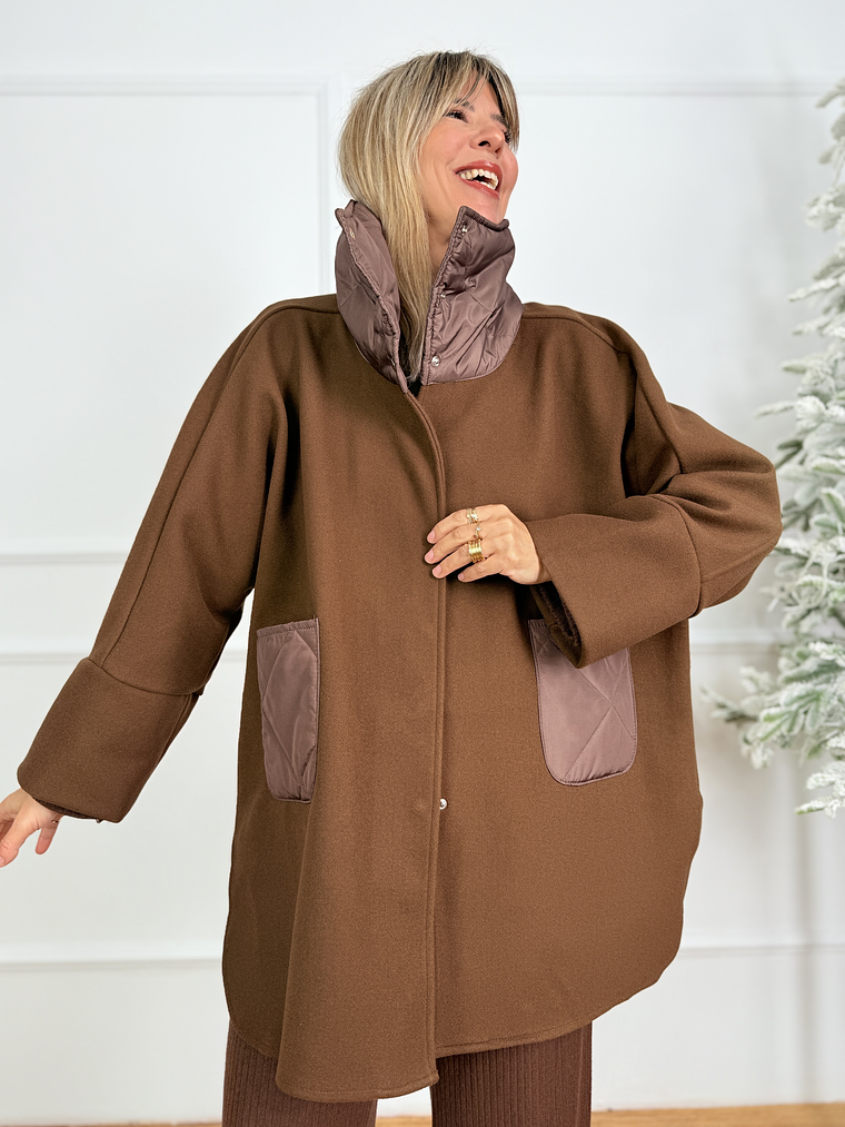 Lange Coat 31180 Brown 4