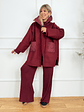 Lange Coat 31180 Burgundy - thumbnail 1