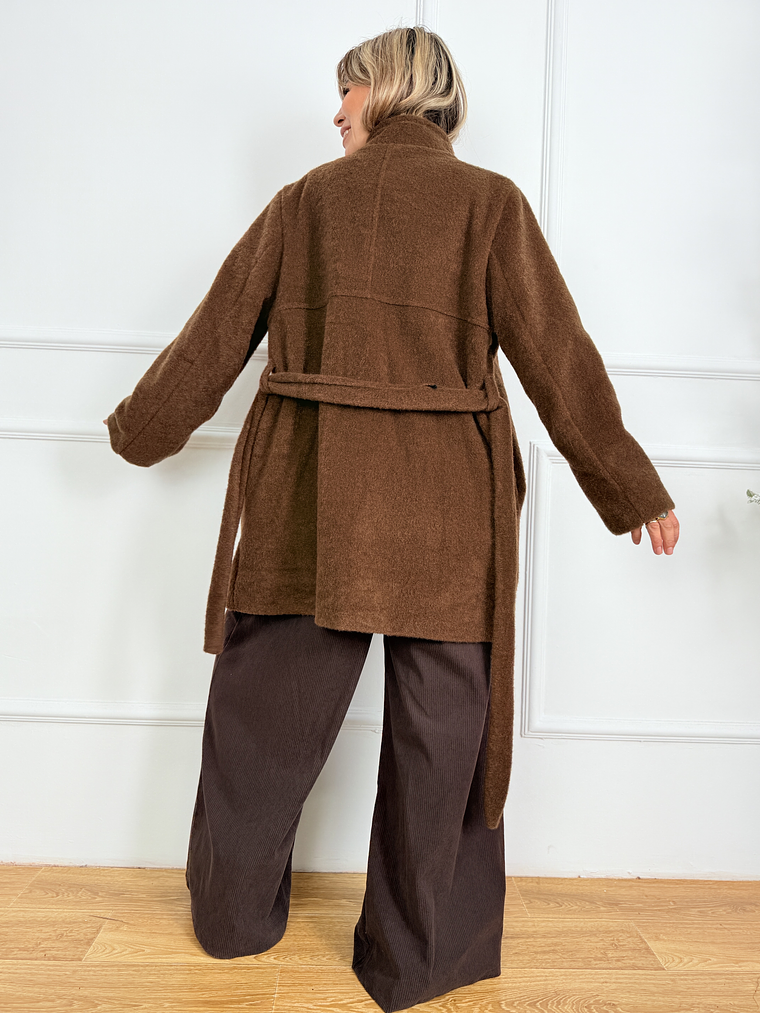 Pashka Coat 5242 Brown  4