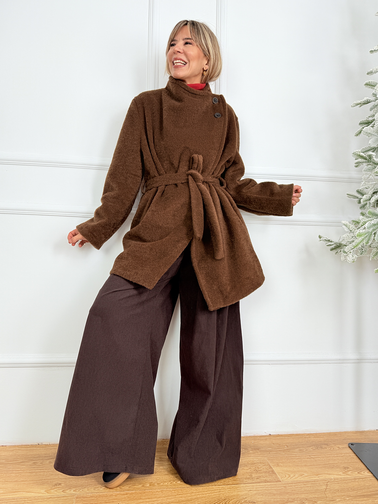 Pashka Coat 5242 Brown  1