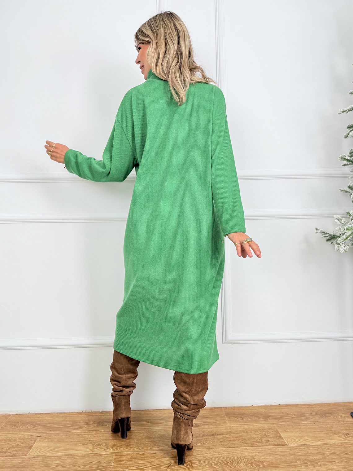 Noir Vérité Dress 22921 Emerald  3