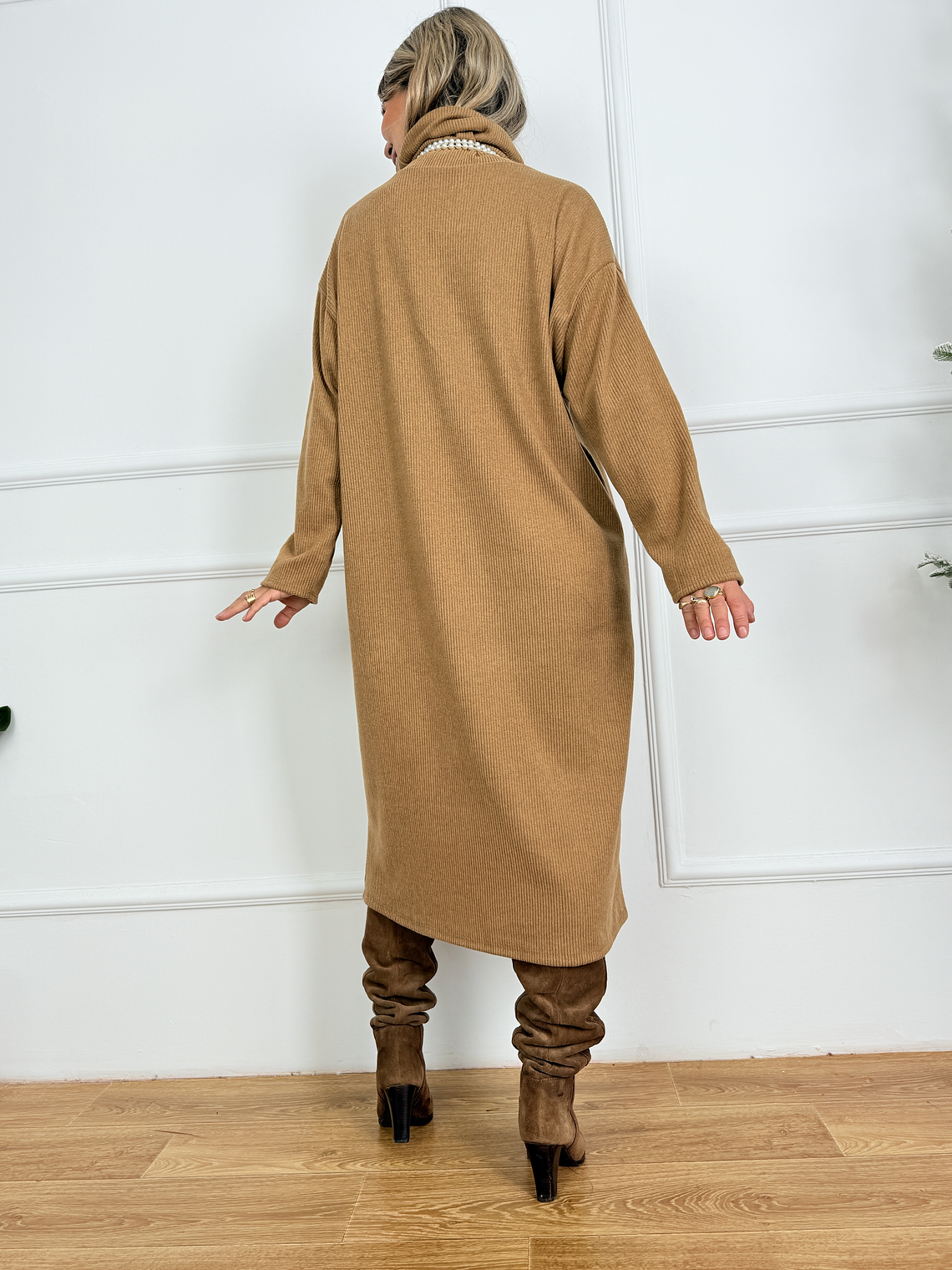 Noir Vérité Dress 22921 Camel 3