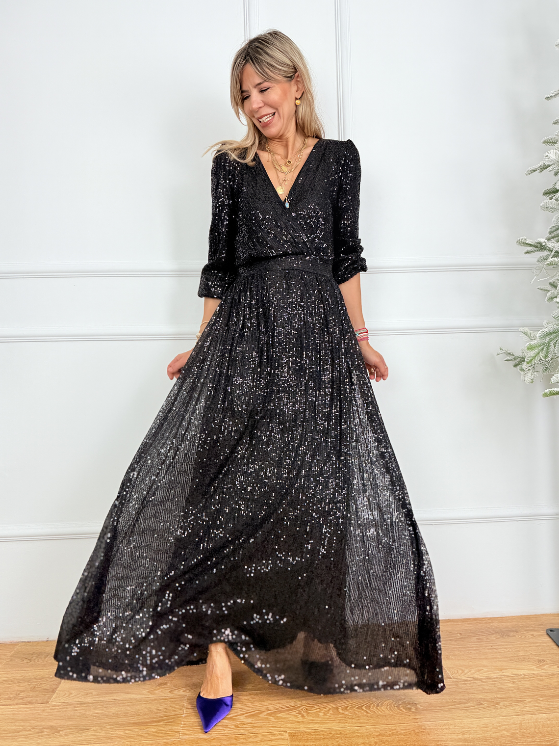 Dreamy Nights Dress P909 Black 2