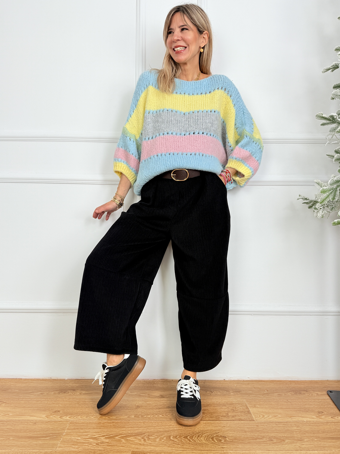 Maverick Sweater P30993 Grey/Blue 2