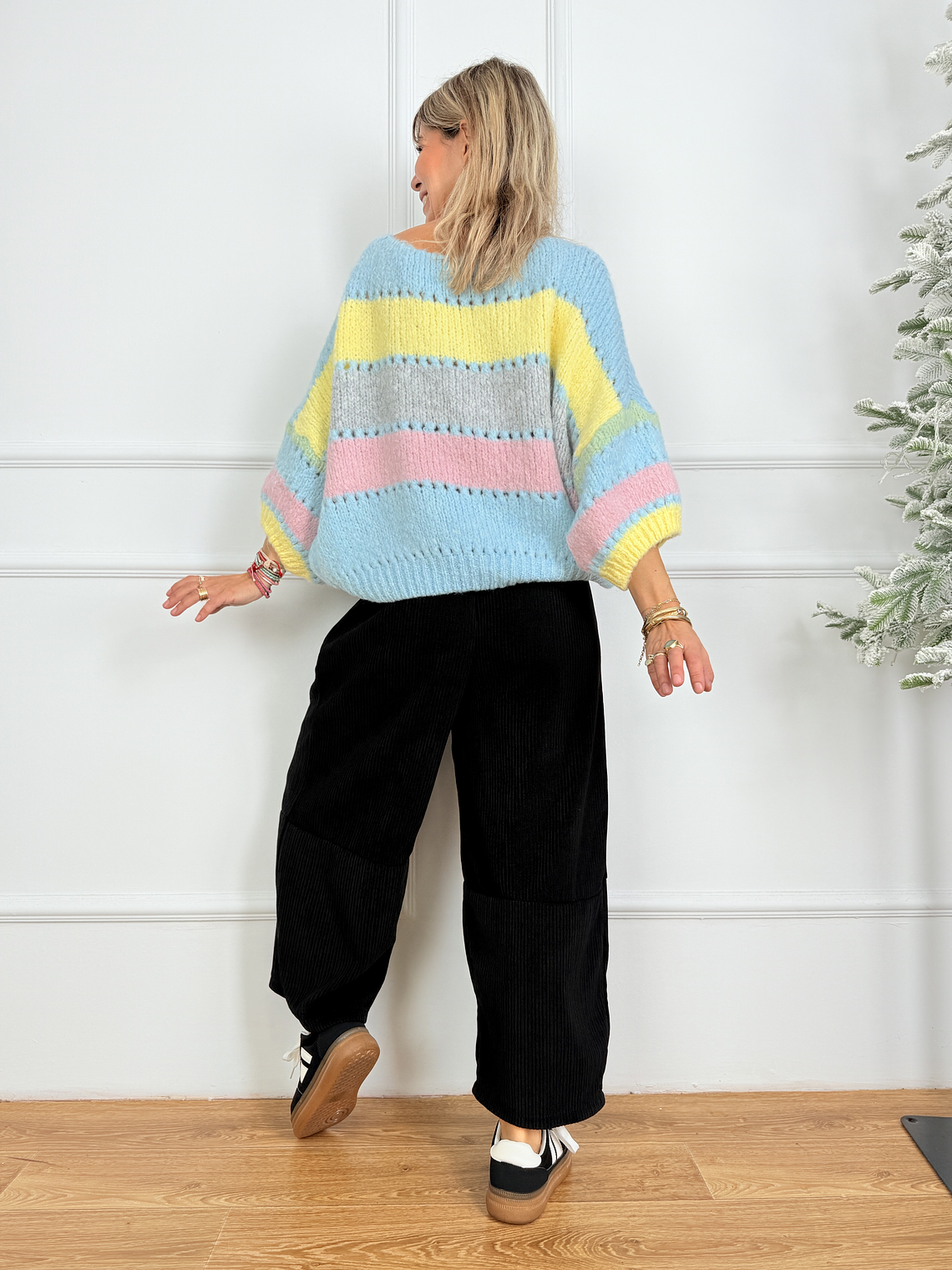 Maverick Sweater P30993 Grey/Blue 4