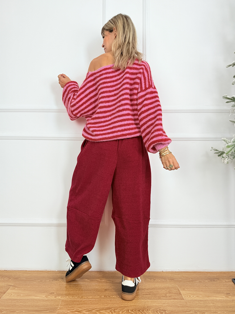 Beau Pants 53691 Red 3