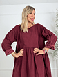 Zayley Dress 82155 Burgundy - thumbnail 4