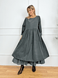 Zayley Dress 82155 Charcoal - thumbnail 1