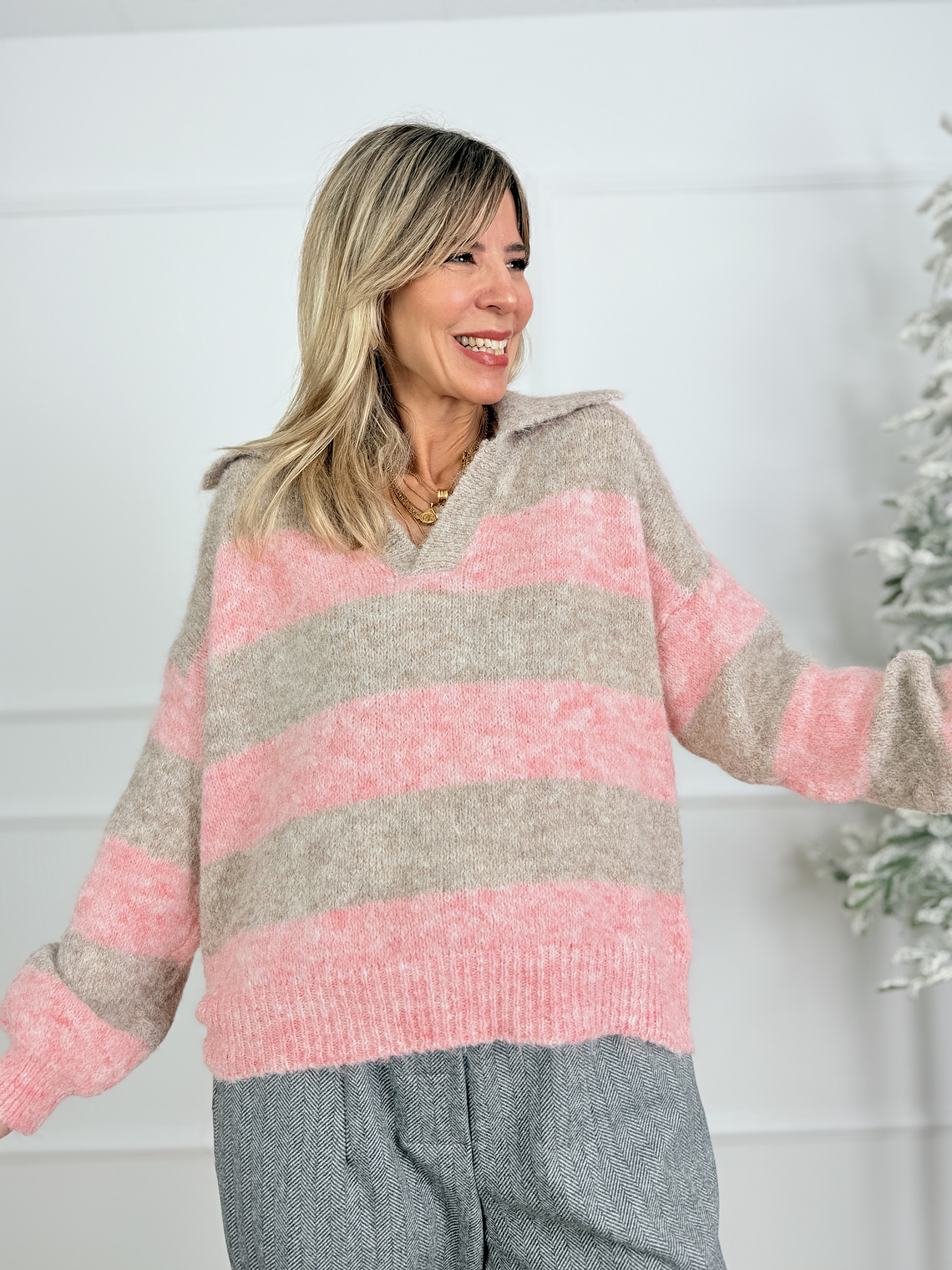 Micah Sweater 51170 Cherry Blossom Pink  1