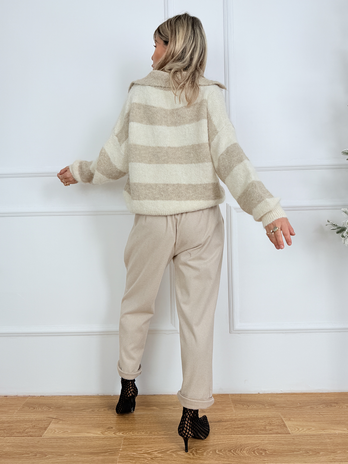 Parker Pants 53659 Beige 3