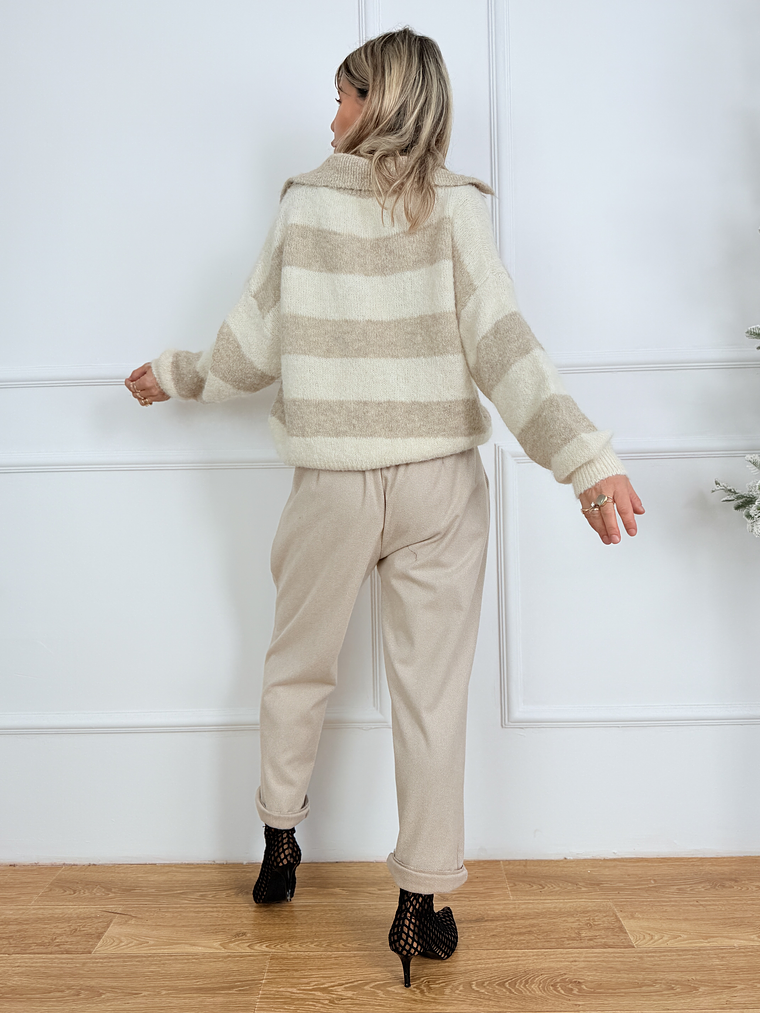 Parker Pants 53659 Beige 3