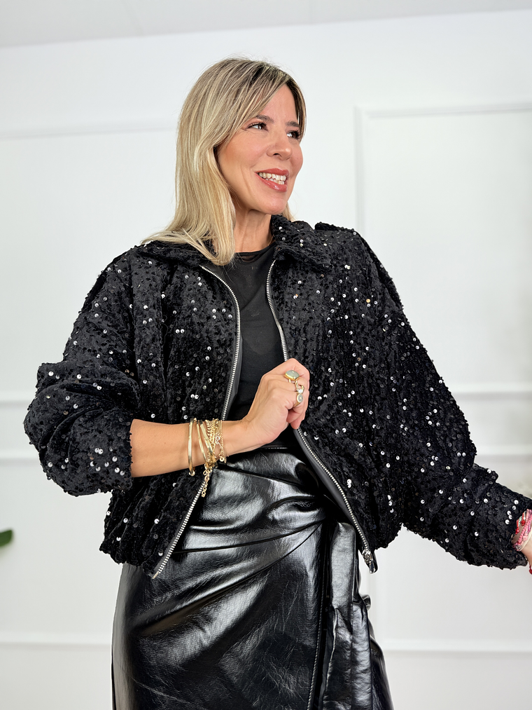 Galaxy Glimmer Bomber 70448 Black 1