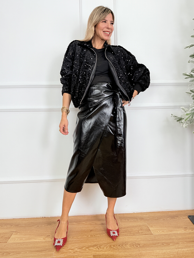 Galaxy Glimmer Bomber 70448 Black 3