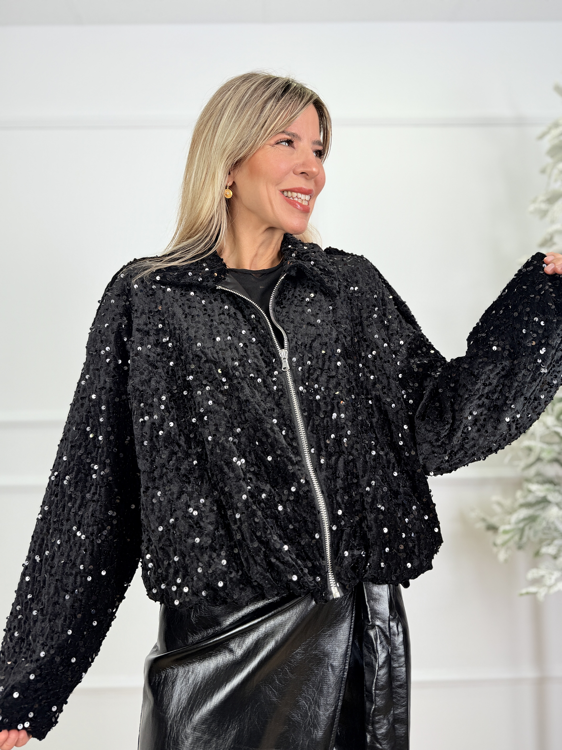 Galaxy Glimmer Bomber 70448 Black 2