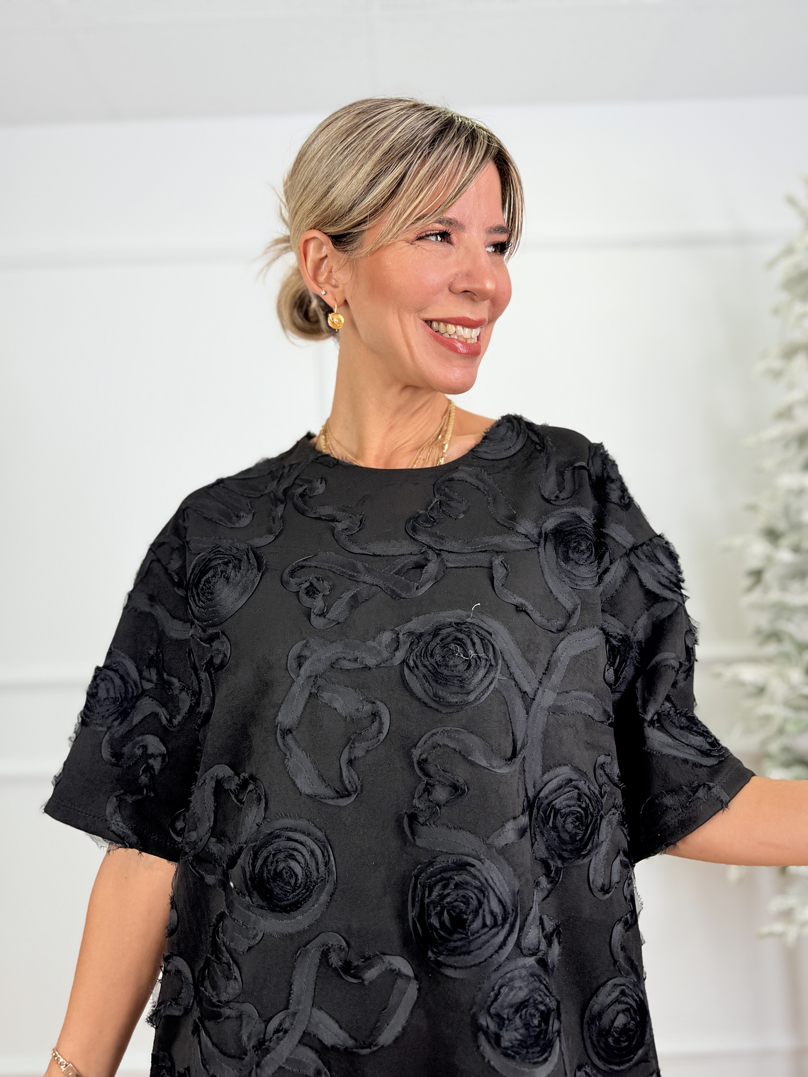 Garden Goddess Dress 31225 Black 4