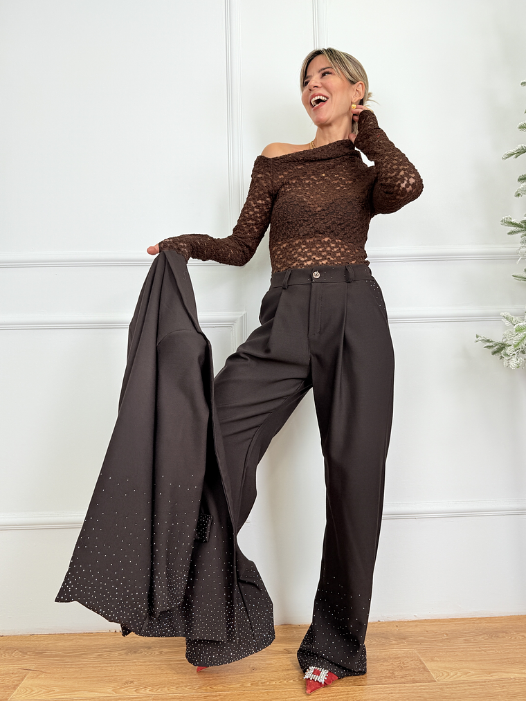 Salem Suit 13104 Choco 2