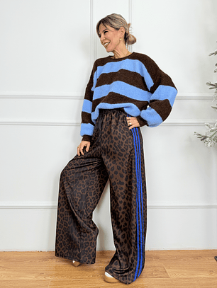 Yona Pants Leo Blue 6865