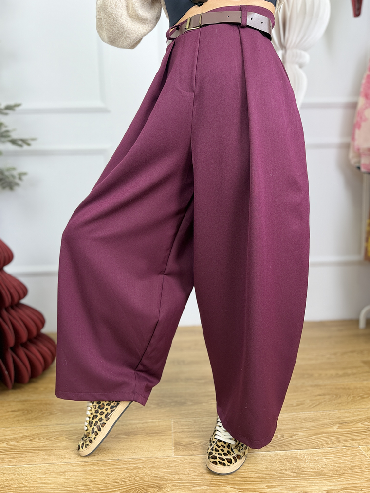 Devon Pants 25799 Burgundy 4