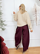 Devon Pants 25799 Burgundy - thumbnail 3