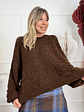 Venice Lace Knit 51097 Brown  - thumbnail 1