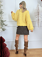 Venice Lace Knit 51097 Yellow - thumbnail 4