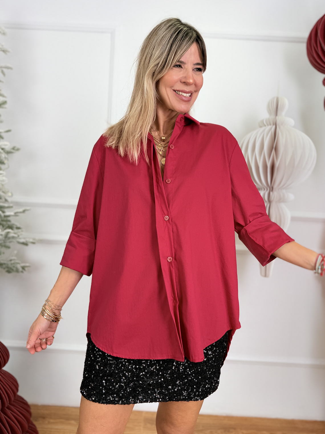 Myra Shirt 50320 Red  1