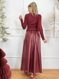 Hazel Skirt 13080 Burgundy - thumbnail 3
