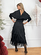 Fringes Skirt L5210 Black  - thumbnail 4