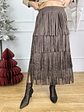 Fringes Skirt L5210 Brown  - thumbnail 2