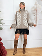 Azteca Sweater Dress 25870 Pourou - thumbnail 1