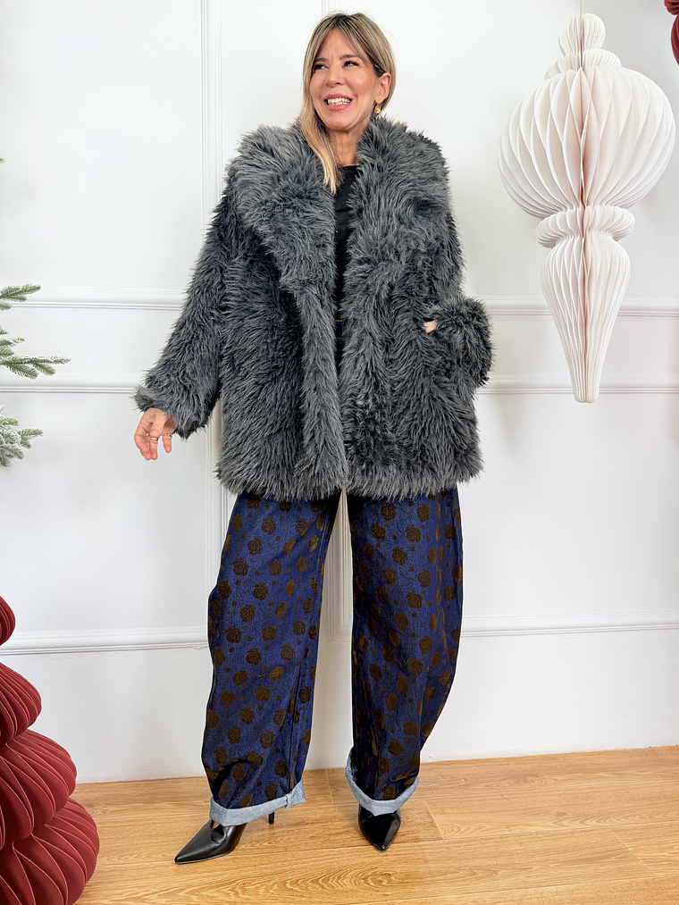 Tamya Fur 5007 Charcoal 1