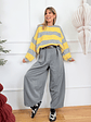 Charlie Sweater 51112 Yellow/Grey - thumbnail 2