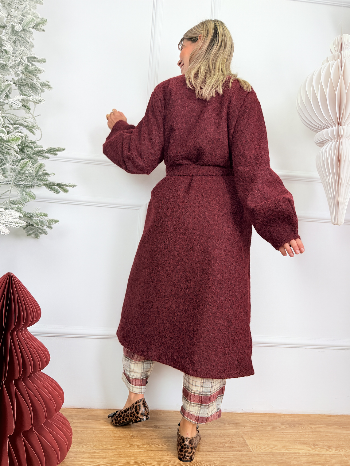 Jaya Coat 31219 Wine 2