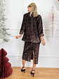 Luz Sequin Blazer 19952 Choco - thumbnail 4