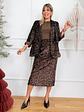 Luz Sequin Blazer 19952 Choco - thumbnail 3